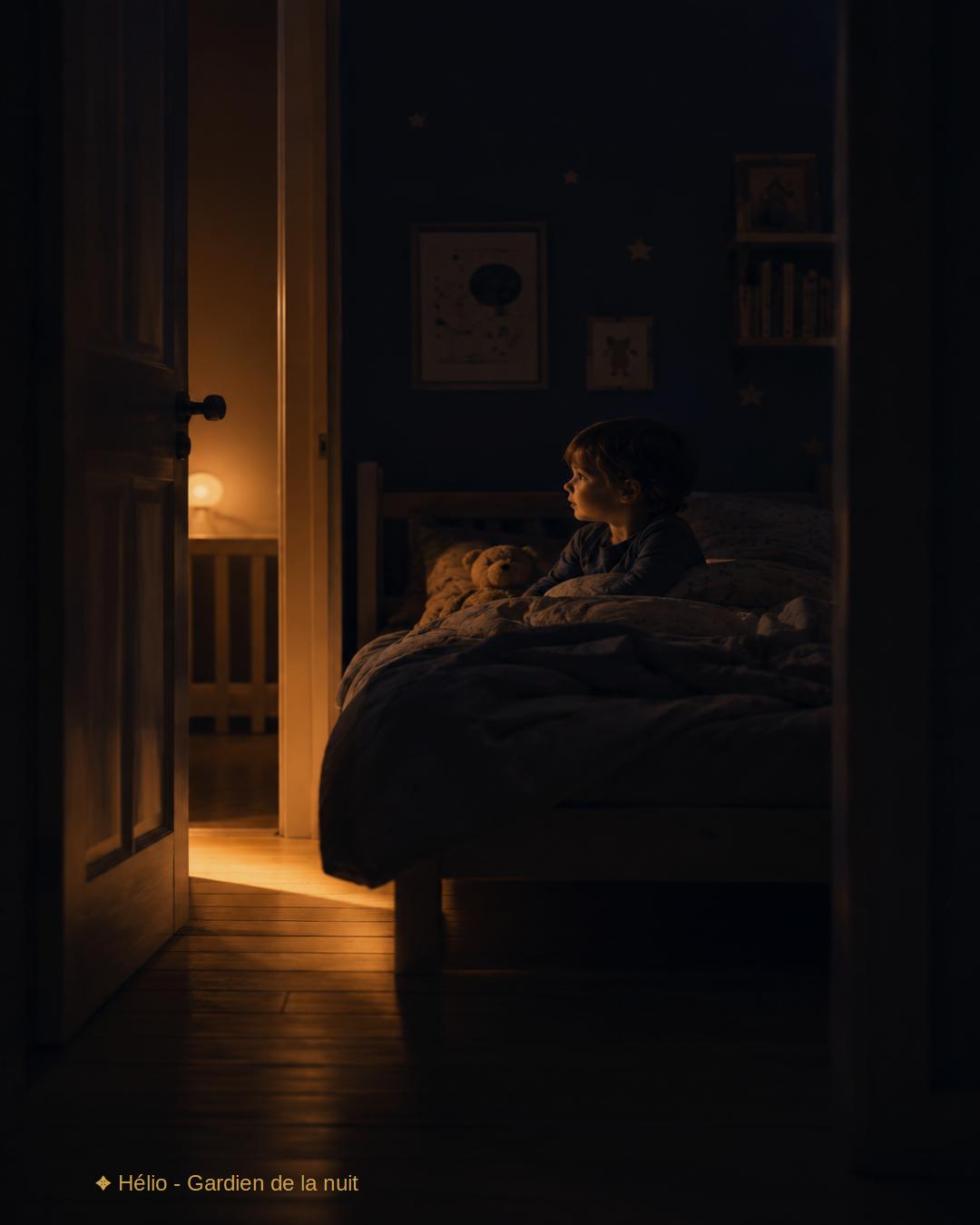 Parent retrouvant un moment calme dans une maison silencieuse le soir