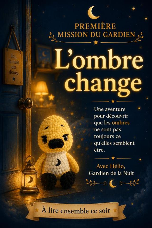 Couverture de la première aventure : L’Ombre change.